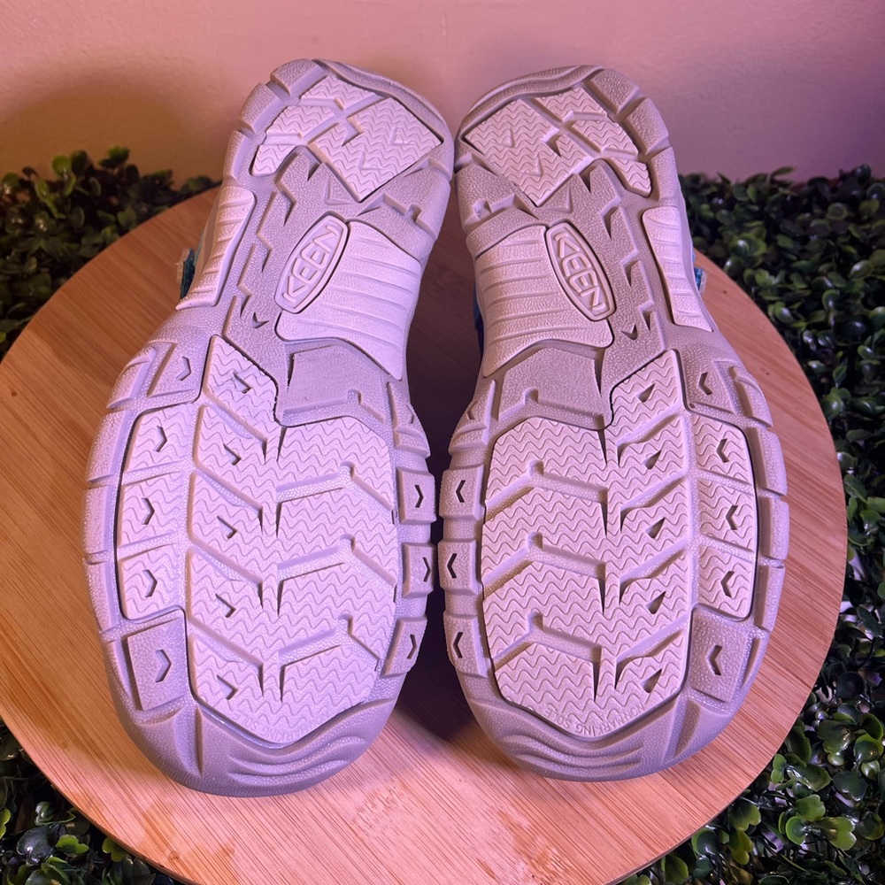 š„ NEW KEEN NEWPORT H2 ORANGE BLUE WATER SANDALS BIG KIDS SIZE 5 - Picture 8 of 9